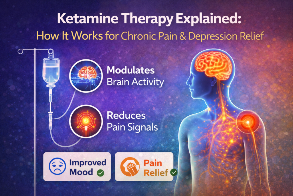 Ketamine therapy for pain and mood